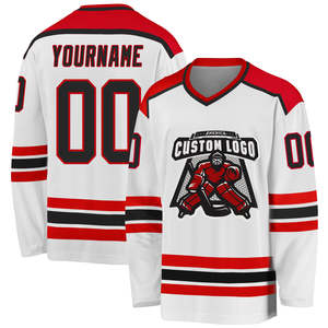 Maillots de hockey sublimés OEM avec logo personnalisé uniformes de hockey sur glace maillots de style hockey sur glace - Product Image 1