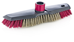 Outil de nettoyage multi-surfaces durable à brosse dure robuste de 27cm pour l'utilisation extérieure de carreaux de béton poils rigides en plastique durable - Product Image 5