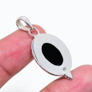 Triplet Fire Opal Pendant 925 Sterling Silver Handmade Gemstone Necklace Luxury Jewelry Gift For Women - Product Image 5