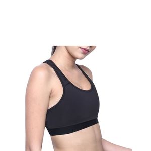 Soutien-gorge de sport personnalisé pour femme, maintien élevé, respirant, extensible, avec logo frontal, vente en gros - Product Image 2
