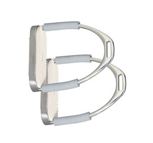 Nueva llegada de estribos para montar en salto de aluminio ligero ajustable agarre ancho ecuestre directo de fábrica OEM Export - Product Image 6