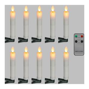 Juego de 10 Velas LED con Clip y Control Remoto, Iluminación Decorativa 69039 - Product Image 1