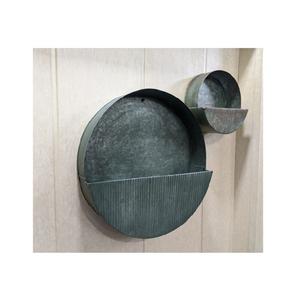 Jardinière en métal galvanisé de style indien fait à la main Design génial Taille de forme personnalisée pour la décoration intérieure Pots de fleurs en vrac Jardinières - Product Image 6