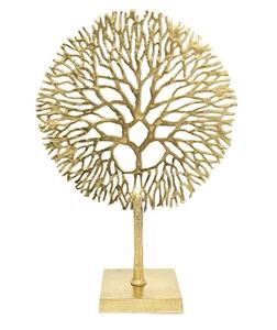 Grande sculpture en métal de conception de luxe et de tendance avec fini plaqué or pour la décoration d'hôtel de bureau à domicile prix de gros. - Product Image 4