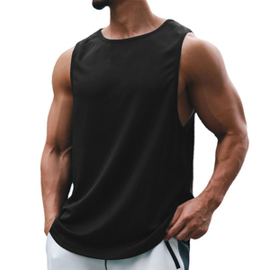 OEM โลโก้ที่กําหนดเองฤดูร้อนเสื้อผ้าตาข่ายกีฬา Tank Tops บุรุษเพาะกายเสื้อแขนกุดผู้ชายฟิตเนส Stringer Tanktop - Product Image 1