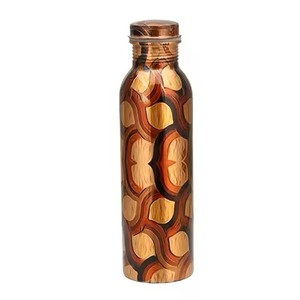 Cute Sloth Printed Copper <b>Bottle</b> And Glass Set For Kids And Adults Stylish Eco Friendly Hydration Companion - Product Image 4