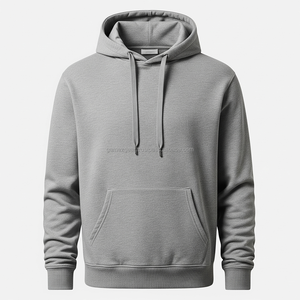 Cusotom 250gsm 100% coton sweats à capuche unis grande taille imprimé bouffant sweats à capuche et sweat-shirts pour hommes - Product Image 3