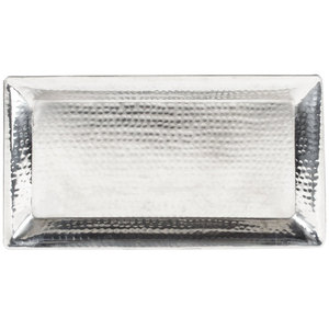 Bandeja de servicio de metal galvanizado personalizada Encanto rústico Decoración interior Acentos para mesa de centro Desayuno Más - Product Image 6