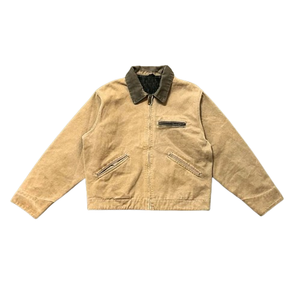 Veste en toile de coton brodée de haute qualité avec logo personnalisé OEM Veste de travail d'hiver pour hommes - Product Image 6