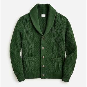 Cárdigan de Manga Larga con Cuello Chal para Bebés Niños, Tejido de Invierno Grueso de Algodón/Acrílico, Transpirable, Ecológico, Antiencogimiento y Antiarrugas - Product Image 2