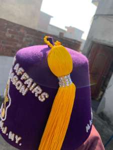 Shriner Fez avec Fezcase cap chaîne collier Cumar bande Facemask Glov Bundle - Product Image 5