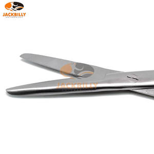JACKBILLY High Quality Manual 5.5\" Straight Mayo <b>Scissors</b>-Stainless Steel Blunt/Blunt Medic Instrument for Surgical Operating - Product Image 4
