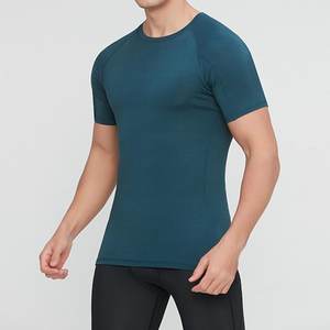 Camiseta informal de verano para hombre, Camiseta de cuello redondo suave y suelta de Color sólido para hombre, camisetas holgadas de manga corta de algodón suave y fresco para hombre - Product Image 2