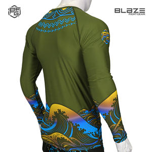 ชุดป้องกันผดผื่นแขนยาวแบบระเหิดสำหรับผู้ชายสวมใส่สบายและป้องกันด้วยตัวเลือกหลากสี - Product Image 4