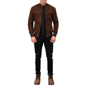 Nueva chaqueta de cuero para hombre de estilo de abrigo súper suave totalmente personalizada con cierre de botones de estilo frontal de piel de vaca 100% Original - Product Image 1