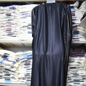 Túnicas Marroquíes Personalizadas ODM para Hombre, Estilo Casual de Verano, Listas para Usar, Largo hasta el Tobillo, Cuello Jubba, Transpirables, de Viscosa, para Otoño - Product Image 1