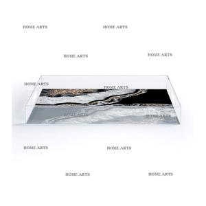 Plateau de service de nourriture en acrylique avec plateau à dessert de dates de forme rectangulaire de la plus haute qualité à un prix abordable - Product Image 4