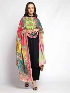 2025 Luxury Indian Banjara <b>Shawls</b> New Design Antique Handmade Gotta Mirror Work Embroidered Polyester Breathable Women Daily - Product Image 5