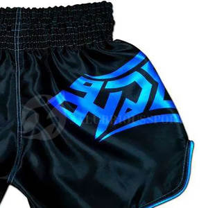 Dernière conception de Martial Arta Wear MMA Shorts Stretch 100% Polyester Taille personnalisable quantité minimale de commande bas Logo personnalisé de haute qualité Service OEM - Product Image 3