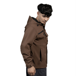 Vente en gros Nouveau Veste de pluie d'hiver pour hommes en nylon 100% Streetwear personnalisé Respirant et confortable pour l'extérieur - Product Image 4