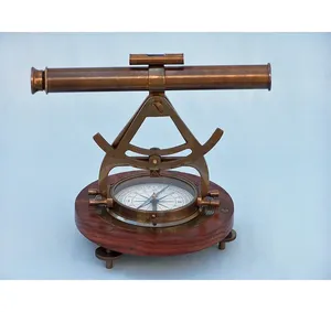 กล้องโทรทรรศน์ทองเหลืองแนววินเทจสมัยใหม่พร้อมการเคลือบสีทองสำหรับห้องปฏิบัติการวิทยาศาสตร์ทางทะเลเพื่อการศึกษาในราคาถูก Moq ต่ำ - Product Image 4