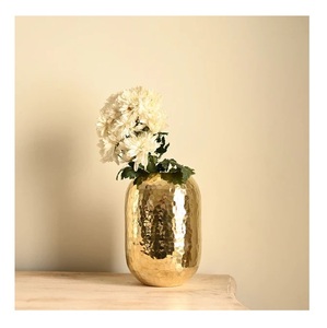 Vase à fleurs artisanal en fer métallique de luxe à la mode pour mariage ou décoration intérieure pour une utilisation de table dans n'importe quel espace intérieur - Product Image 1