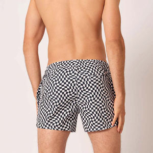 Offre Spéciale hommes 100% coton planche Surf Shorts sur mesure taille moyenne décontracté 4 voies extensible conception solide en gros Shorts personnalisés - Product Image 5