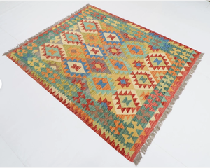 Tapis d'intérieur luxueux fait main noué à la main multicolores Design moderne de nœuds pour salon hôtel bureau commercial maison - Product Image 2