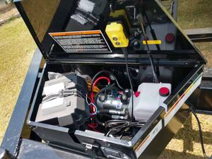 Semirremolque de 7X16 y 5 Toneladas, Remolque de Volteo de Lado Alto 14LP-16, Material de Hierro, Remolque de Volteo de 88x12 - Product Image 5