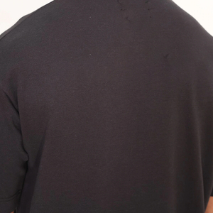 Vente en gros de vêtements tricotés sur mesure pour hommes ensemble t-shirt et short 100% coton pour hommes couleur unie tailleur jumeau avec logo personnalisé - Product Image 6