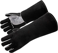 Gants de soudure en cuir véritable résistants au feu et à l'usure, anti-coupure, pour travaux lourds, cuisson et pâtisserie