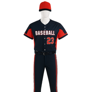 Uniforme de baseball pour hommes de conception OEM/Uniforme de baseball pour hommes en polyester 100% - Product Image 1