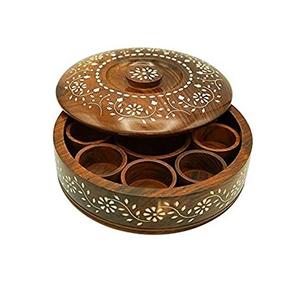 Designer Vintage Handmade Modern Personalized Customized logo Metal Wholesale Stylish Elegant Kitchen <b>Tools</b> Spices Masala <b>Box</b> - Product Image 1