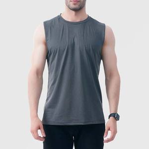Camisetas sin mangas de ajuste regular para hombre, Camisa sin mangas de algodón suave con estampado bordado, diseño de logotipo, ropa informal y de gimnasio, camisetas sin mangas para hombre - Product Image 4