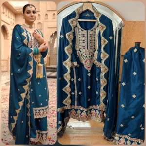 Venta caliente de trajes étnicos paquistaníes Salwar con Dupatta a juego para bodas y ropa festiva a precios asequibles - Product Image 6