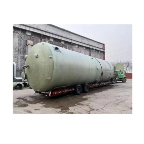 High Strength FRP Vertical Liquid Chemical Storage Tanks