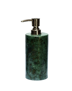 Distributeur de savon en mousse de marbre marin noir émaillé de forme carrée avec pompe en acier inoxydable pour lotion de savon liquide à usage hôtelier - Product Image 6