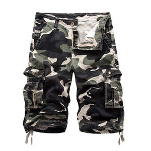 Short d'été pour hommes Short d'été pour hommes Short cargo décontracté multi-poches long multi-poches pour hommes - Product Image 5