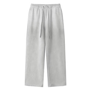 กางเกงวอร์มผู้ชายผ้าฟลีซผ้าคอตตอนผ้าฟลีซปักลายสีจาง - Product Image 3