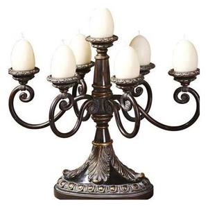 Bougeoir fait main de luxe à 7 bras décor de table de centre de mariage de qualité supérieure avec éclairage pour le prix de gros de Noël - Product Image 1