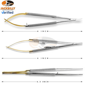 Premium Grade Microsurgical Instrument Kit Micro Forceps <b>Scissors</b> Set Corrosion Resistant Stainless Steel Manual MOL <b>Safety</b> - Product Image 2