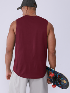 Camiseta sin Mangas para Entrenamientos de Verano y Running, Venta Directa de Fábrica, Tejido Transpirable, Cuello en V, Estilo Urbano, Ropa Deportiva - Product Image 5