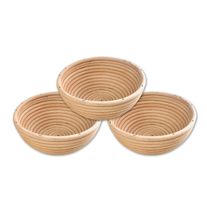 Vente chaude de l'usine vietnamienne paniers d'épreuvage de pain en rotin naturel durable de différentes tailles - Product Image 1