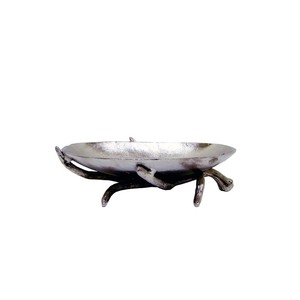 Bol de service alimentaire de forme ronde en fer de conception fantaisie fini Antique pour la cuisine et la table servant et bols décoratifs faits à la main - Product Image 3