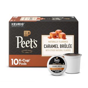 Peet's Coffee, Flavored Light Roast Keurig K-Cup Pods, Arabica Coffee, Natural Flavors - Caramel Brulee 10 Count - Product Image 3