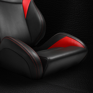 Siège de voiture sport inclinable SSCUS Speedster en PU professionnel avec rembourrage en mousse moulé par injection confortable - Product Image 3