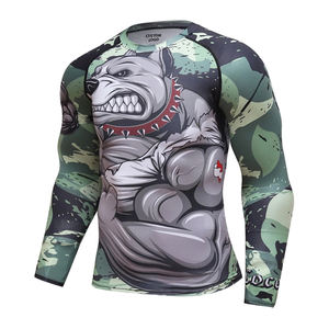 Superbe qualité sur mesure MMA Compression Rash Guard à manches longues respirant serré vente en gros Rash Guard - Product Image 1