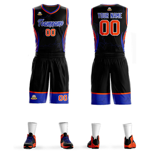 Ensemble d'uniformes de basketball personnalisés de haute qualité, respirants, vente en gros de vêtements de sport avec différentes couleurs et logo imprimé - Product Image 6