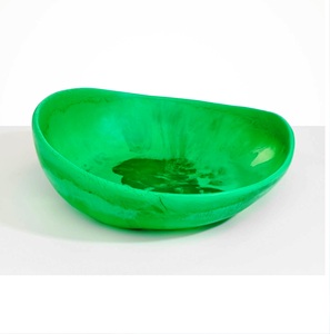 Plato de Servir de Resina Pulida Artesanal, Ecológico, Apto para Lavavajillas, Personalizable, Diseño Europeo Moderno para Fiestas en Casa - Product Image 6