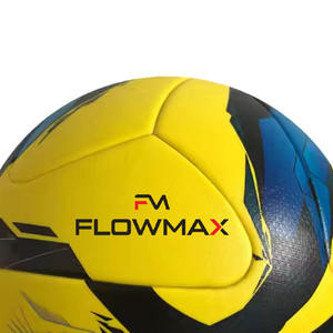 Ballons de football Flowmax en cuir PVC taille 5 personnalisée équipement de football Fotboll - Product Image 6